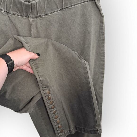 Soft Surroundings Pippa Pull On Pants in Green size Large - Picture 2 of 7